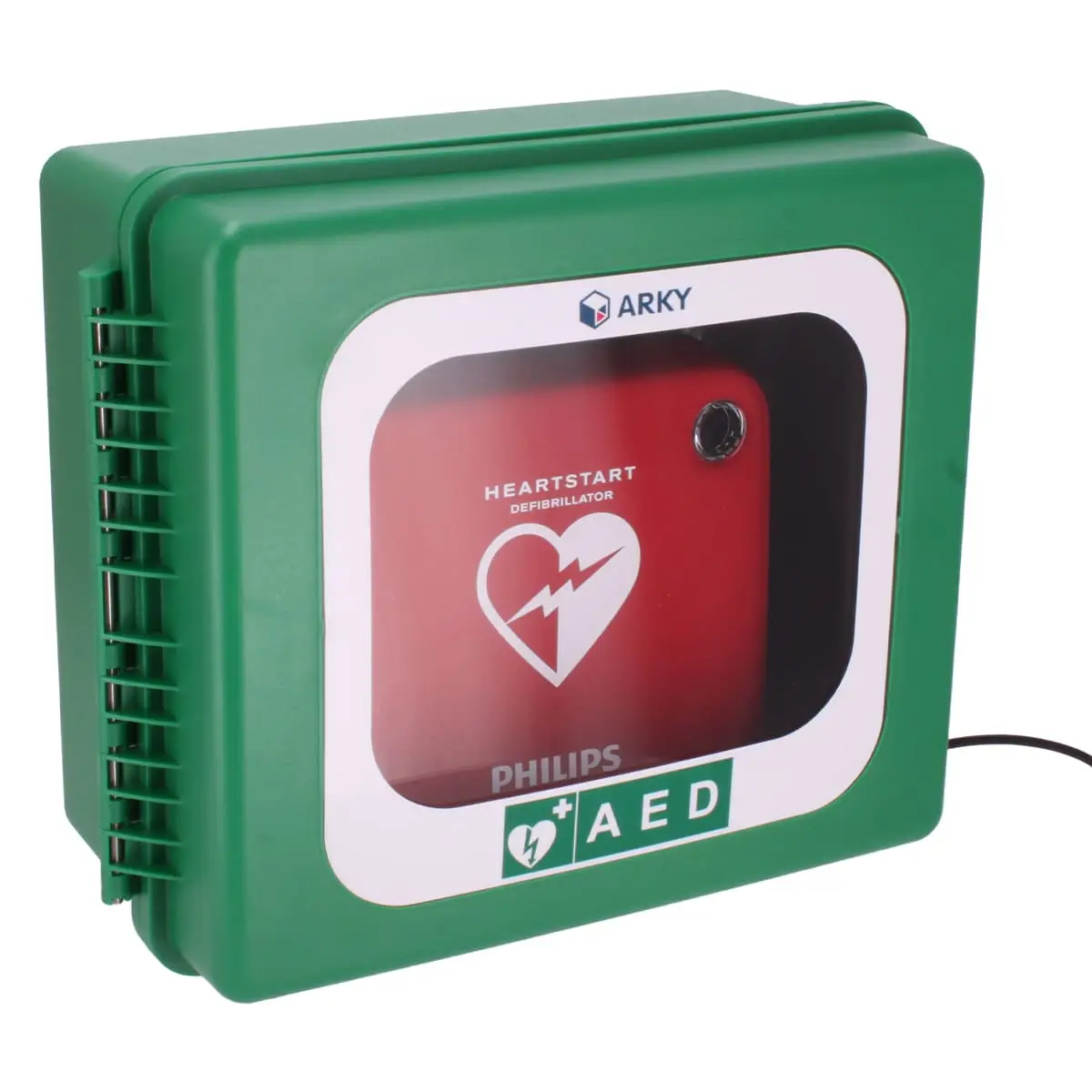  AED-Schrank mit Alarm für den Außenbereich