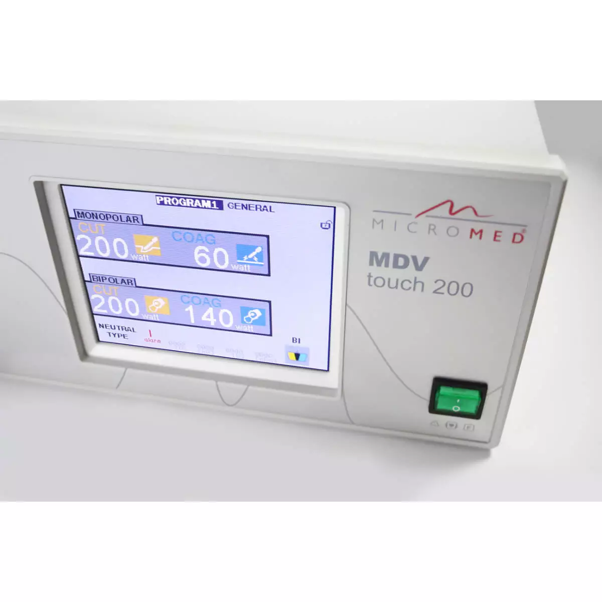 MDV touch 200 HF-Elektrochirurgiegerät