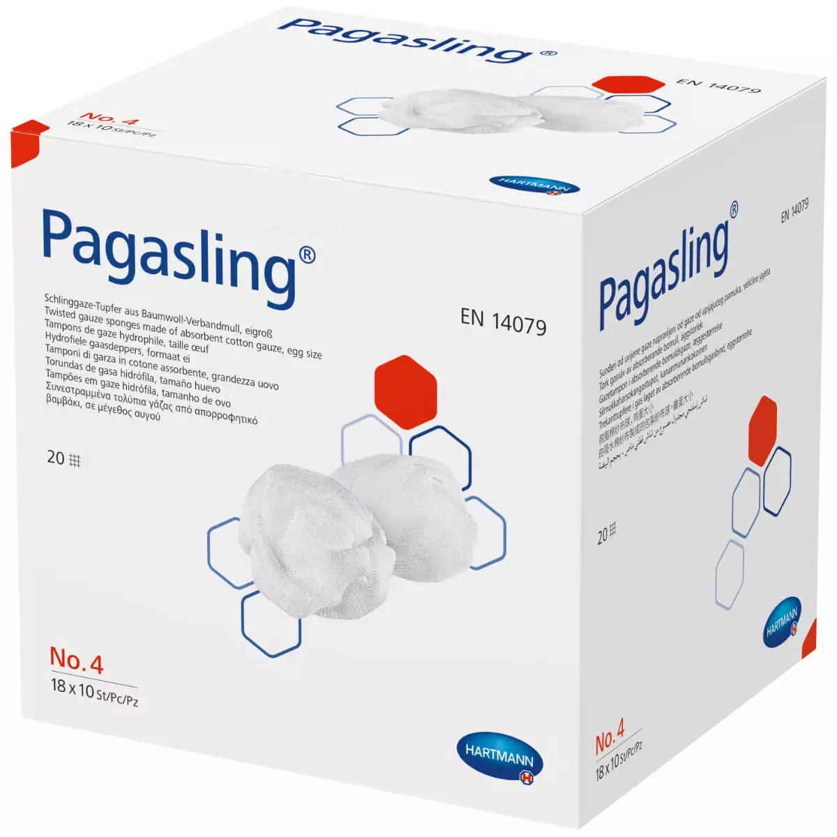 Pagasling sterile Schlinggazetupfer Pagasling sterile Schlinggazetupfer