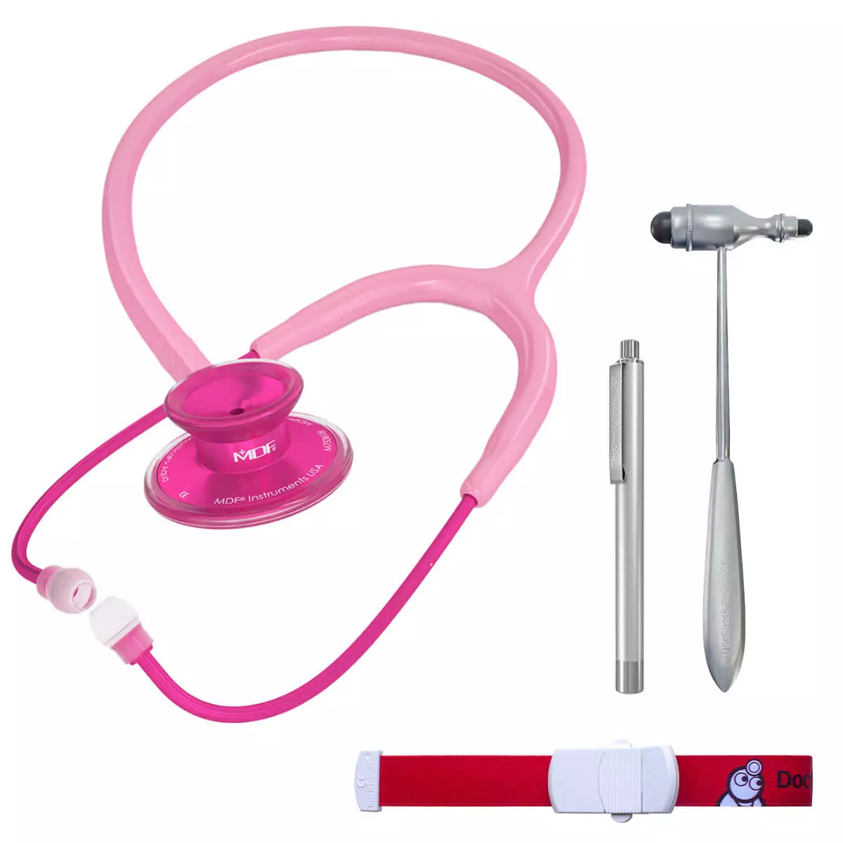  PJ/U-Kurs-Set Acoustica Stethoskop Rosa