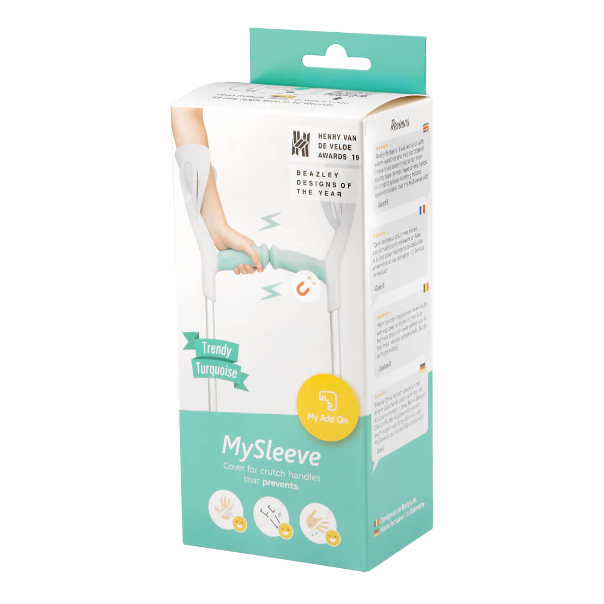 MySleeve Krückengriffabdeckung  MySleeve Krückengriffabdeckung