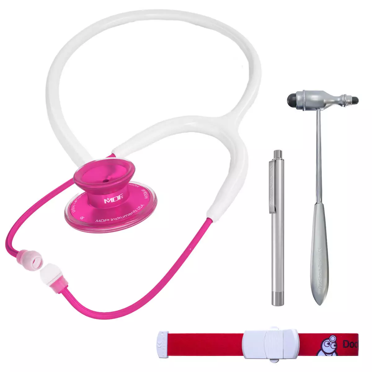  PJ/U-Kurs-Set Acoustica Stethoskop Rosa