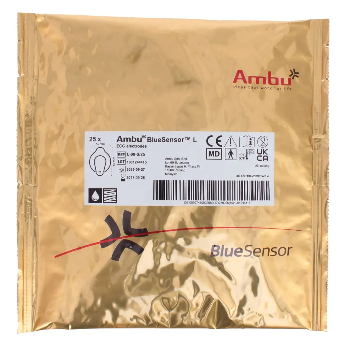 BlueSensor L-00-S/25 Einweg-EKG-Elektroden BlueSensor L-00-S/25 Einweg-EKG-Elektroden