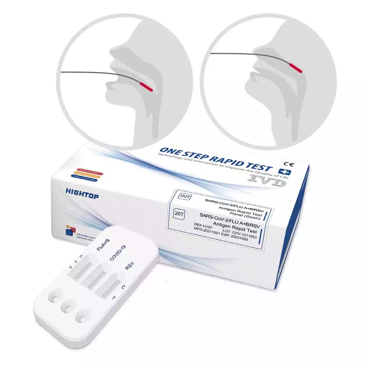  RSV & Influenza A/B + Corona 4-in-1 Antigen-Schnelltest