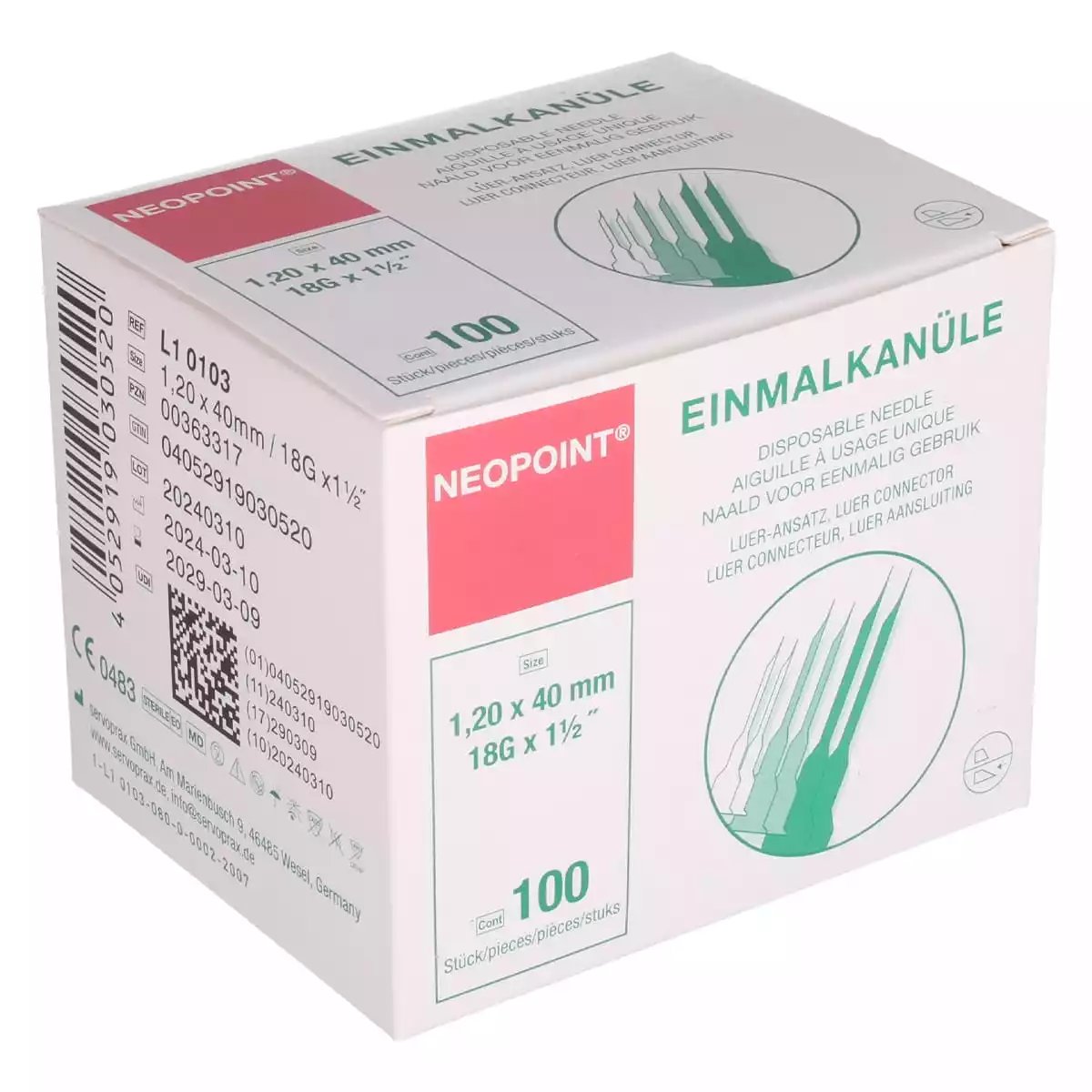 Neopoint Kanüle Sondergröße