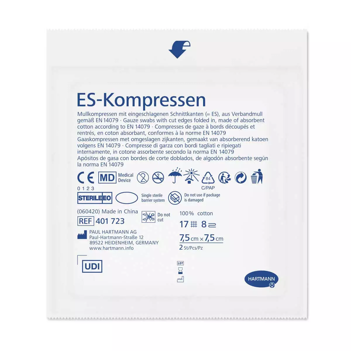 ES-Kompressen steril ES-Kompressen steril