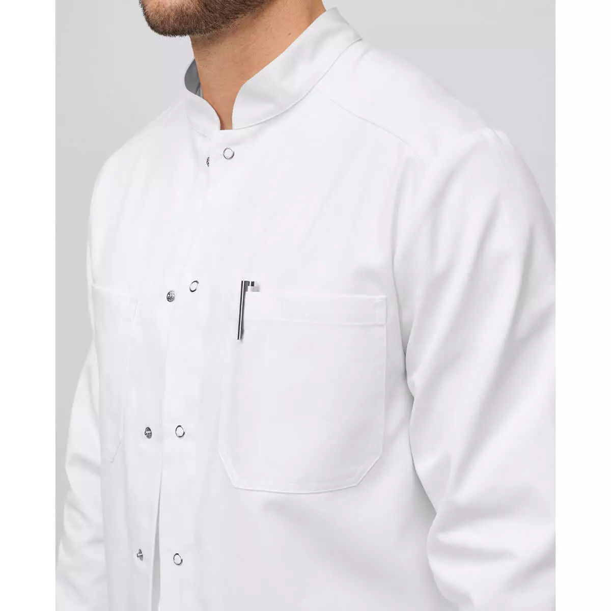  Herren-Arztkittel/-Labormantel weiß