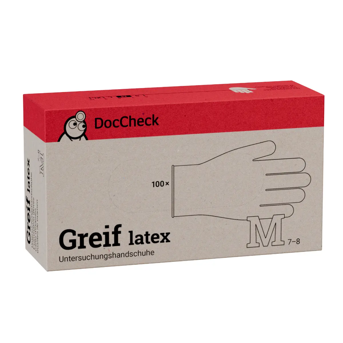 Puderfreie Latex-Handschuhe Puderfreie Latex-Handschuhe