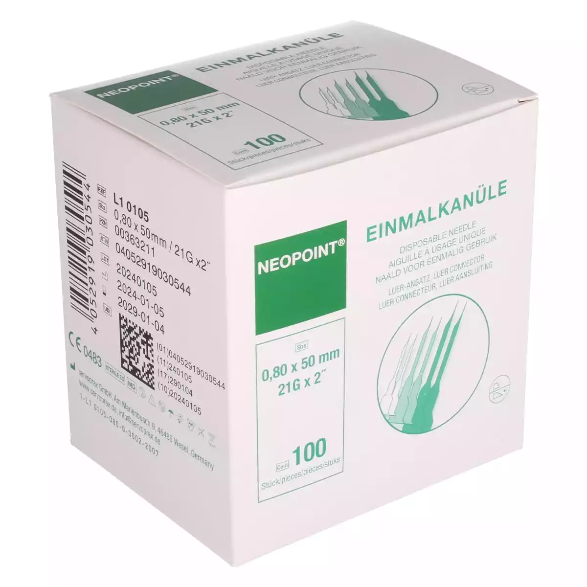  Neopoint Kanüle Sondergröße