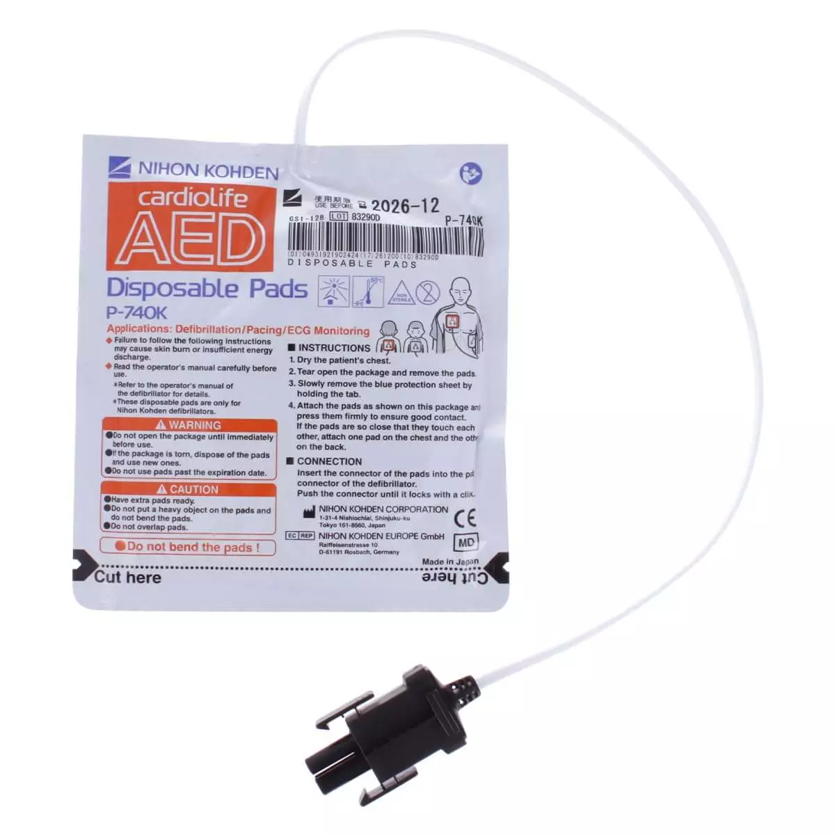  Cardiolife AED-3100 Elektroden für Erwachsene/Kinder