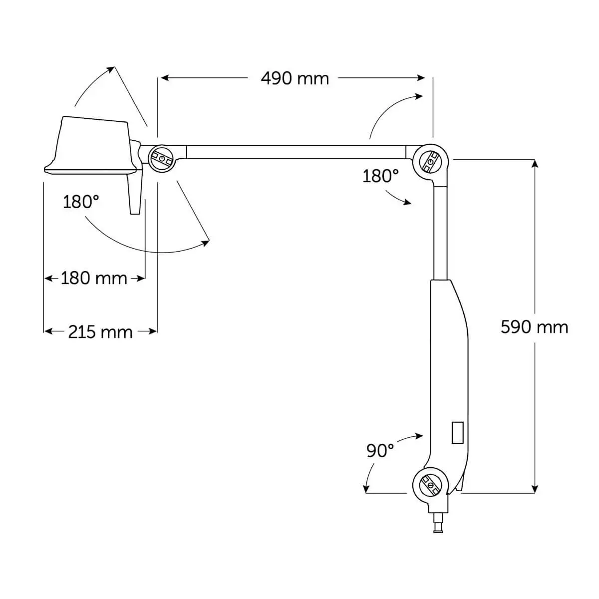  ACEMST1.3 LED Untersuchungsleuchte – Stativmodell