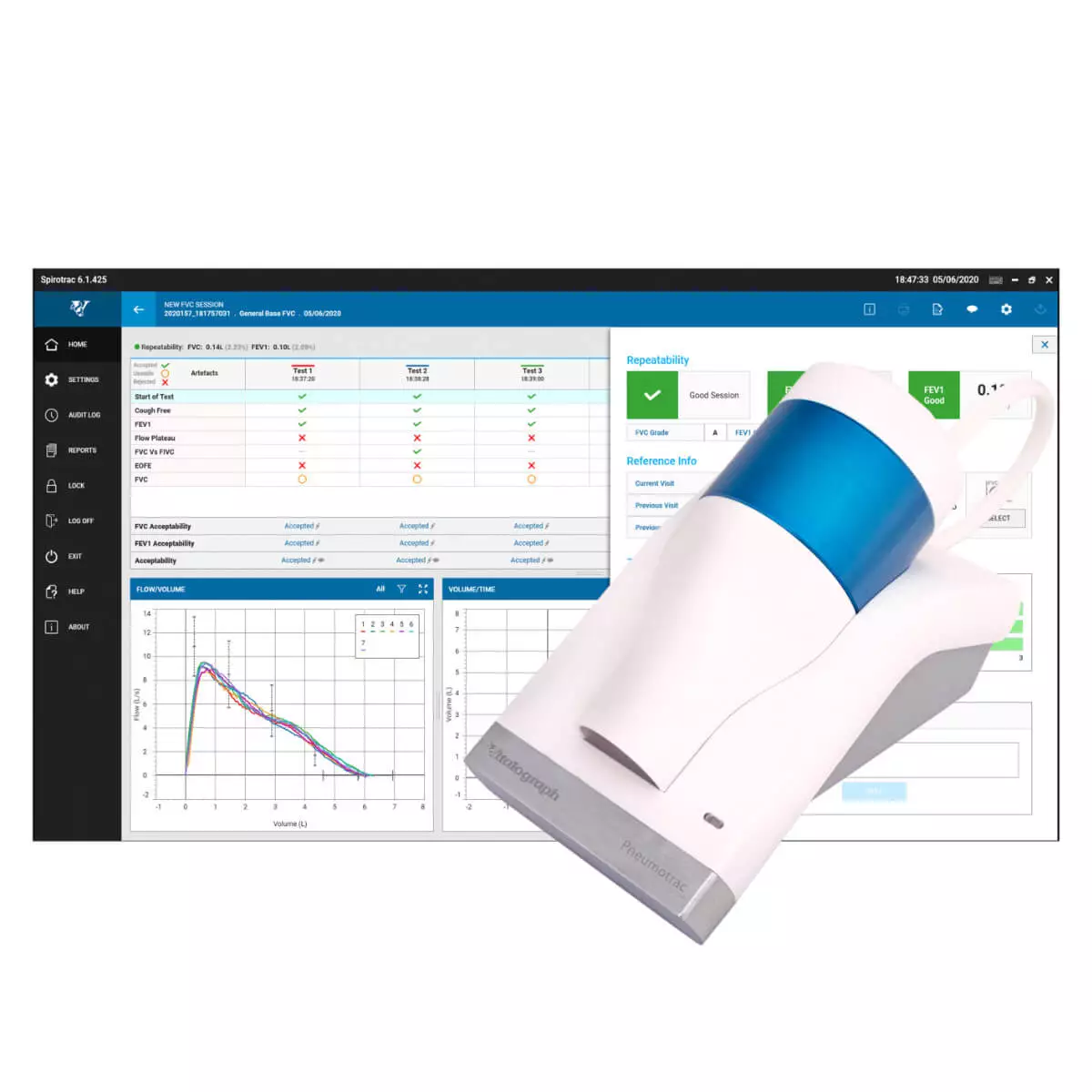  Pneumotrac PC-Spirometer