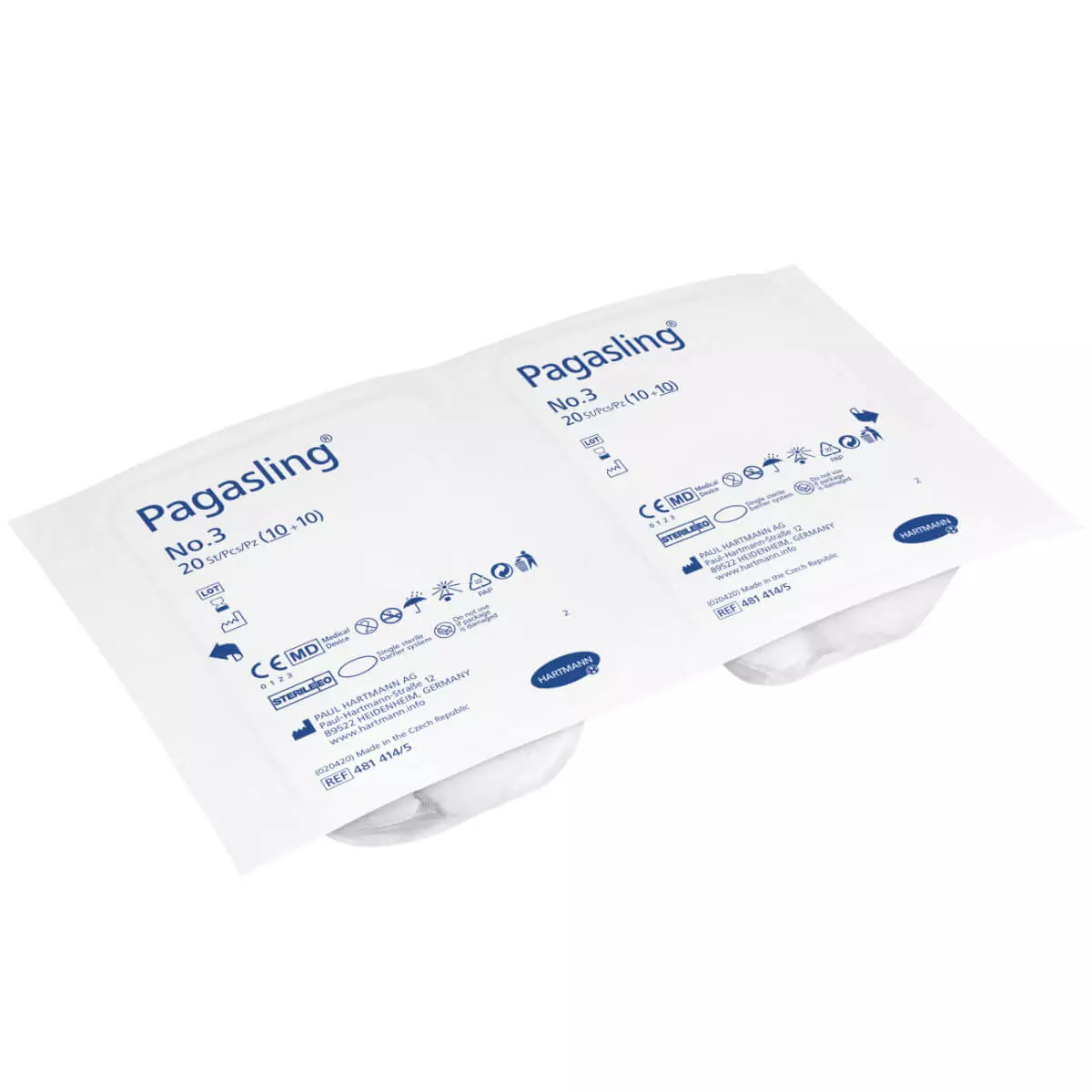  Pagasling sterile Schlinggazetupfer