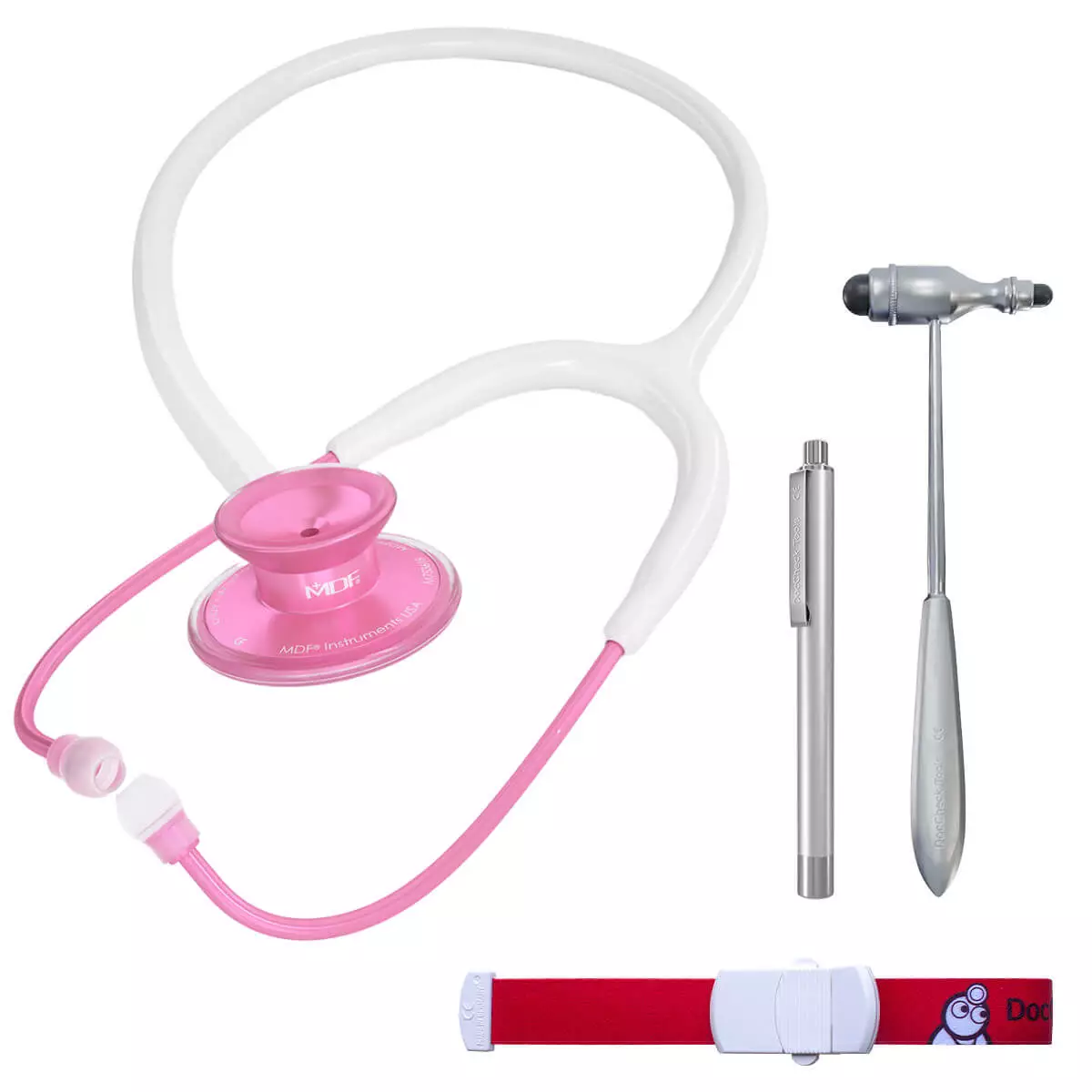 PJ/U-Kurs-Set Acoustica Stethoskop Rosa PJ/U-Kurs-Set Acoustica Stethoskop Rosa