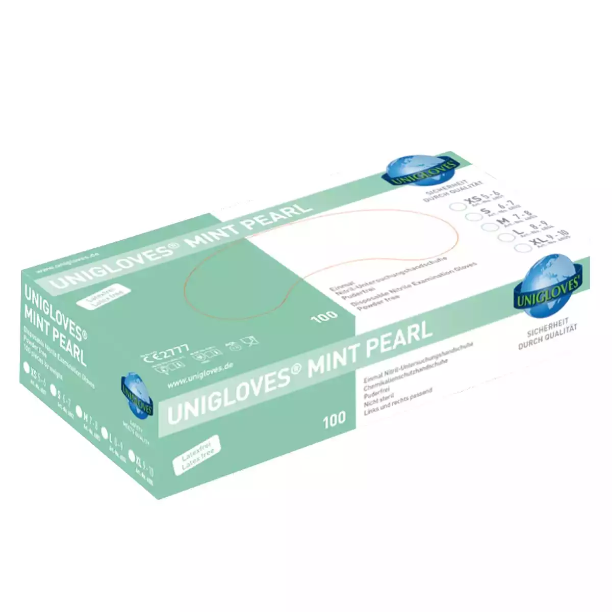  Pearl Puderfreie Nitril Handschuhe