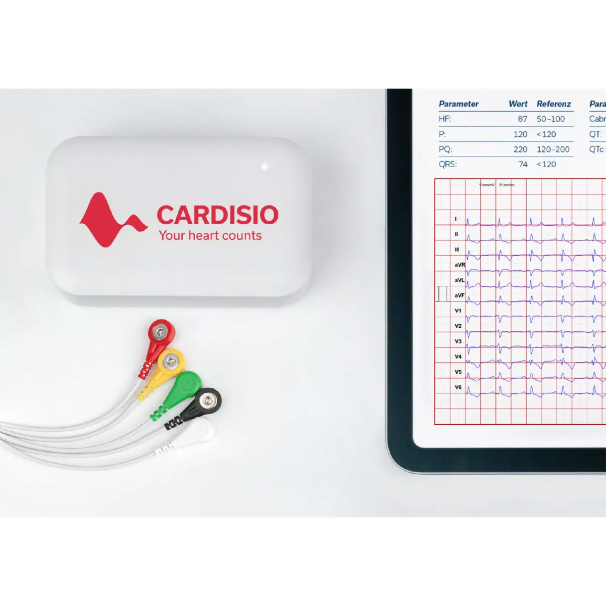 Cardisio KI-gestütztes 3D-EKG  Cardisio KI-gestütztes 3D-EKG