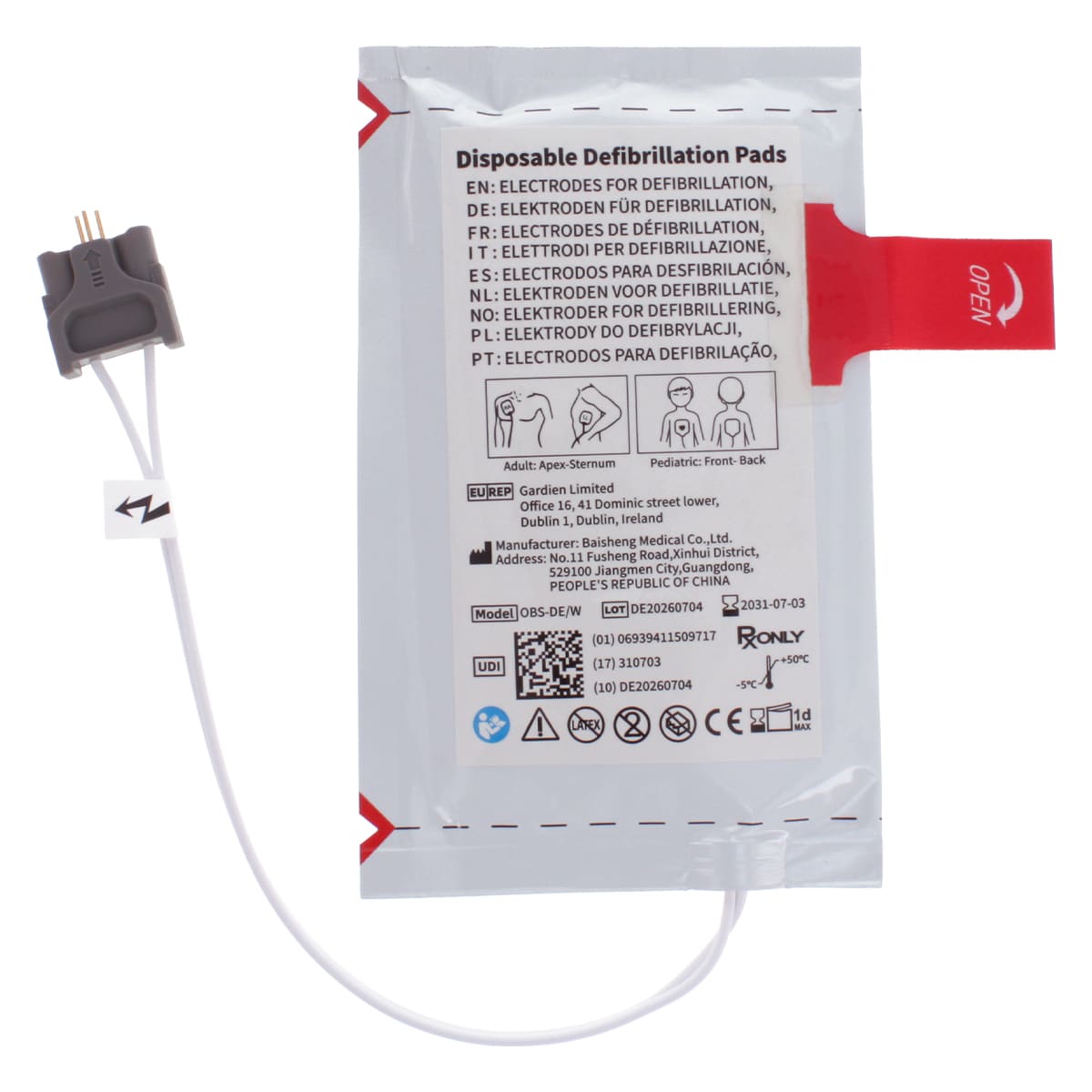  P3 Pocket-AED-Elektroden
