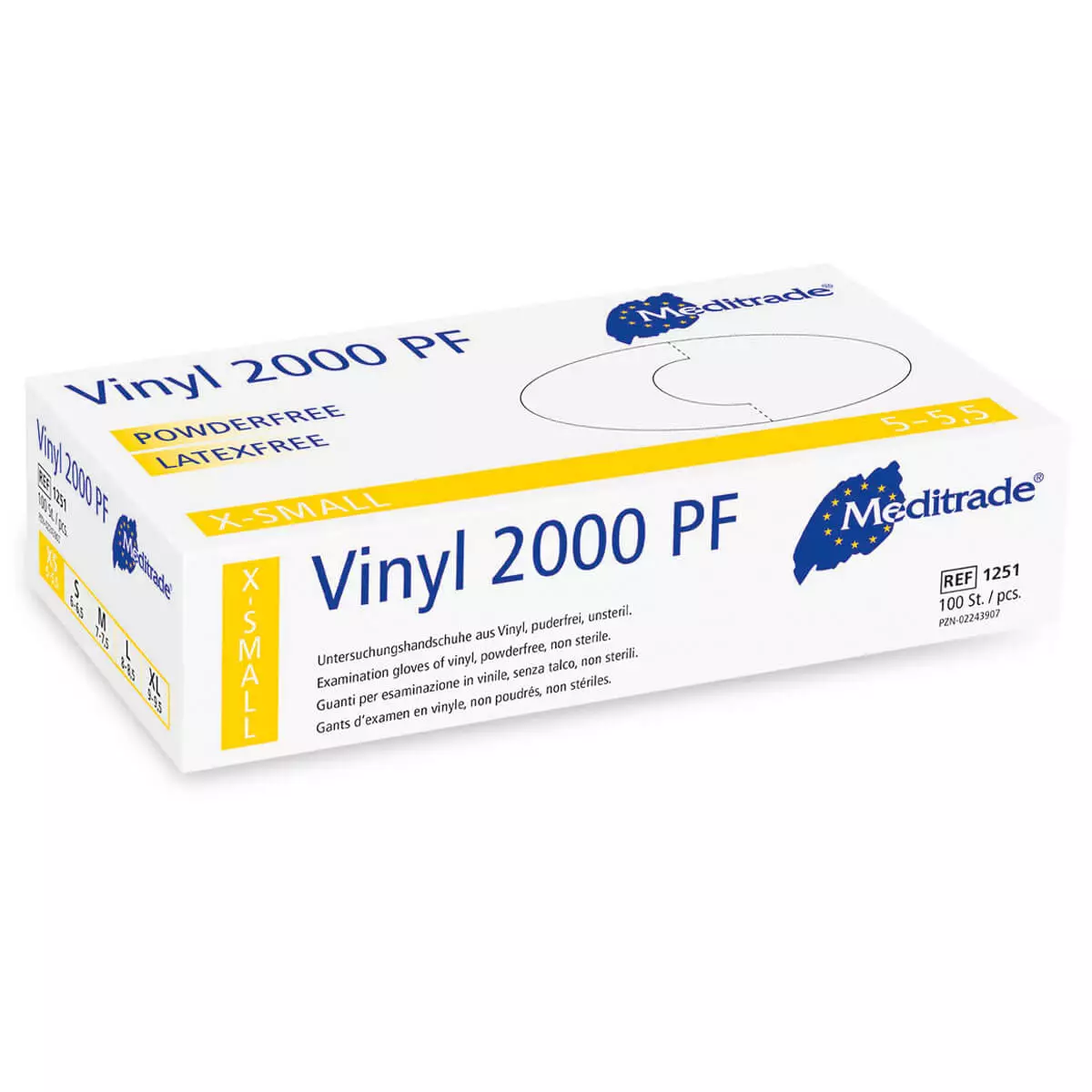  Vinyl 2000 PF Handschuhe