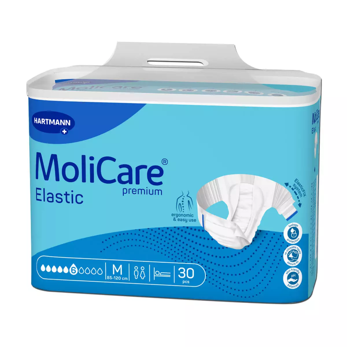  MoliCare Premium Elastic Inkontinenzslip 6 Tropfen