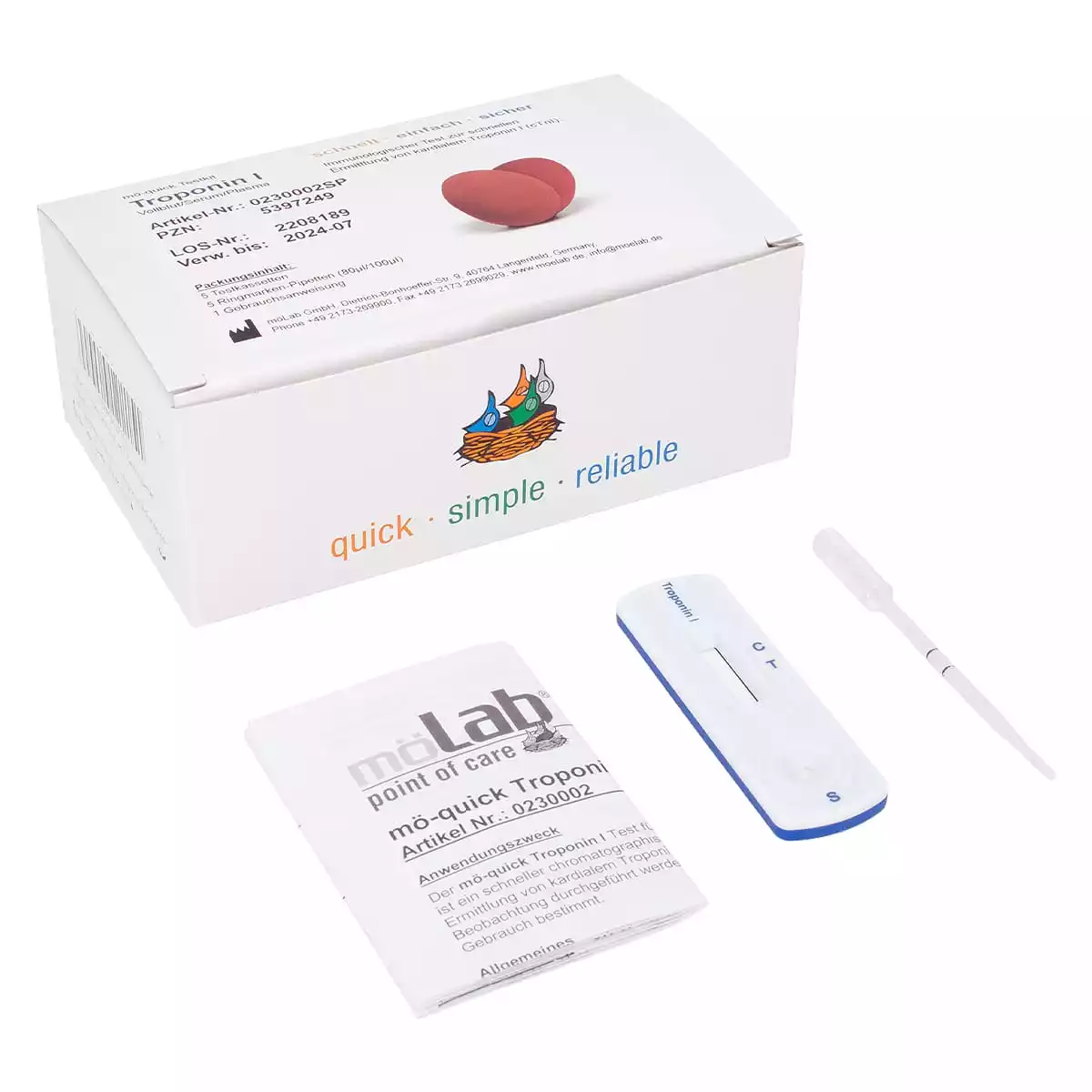  Troponin I Test qualitativ