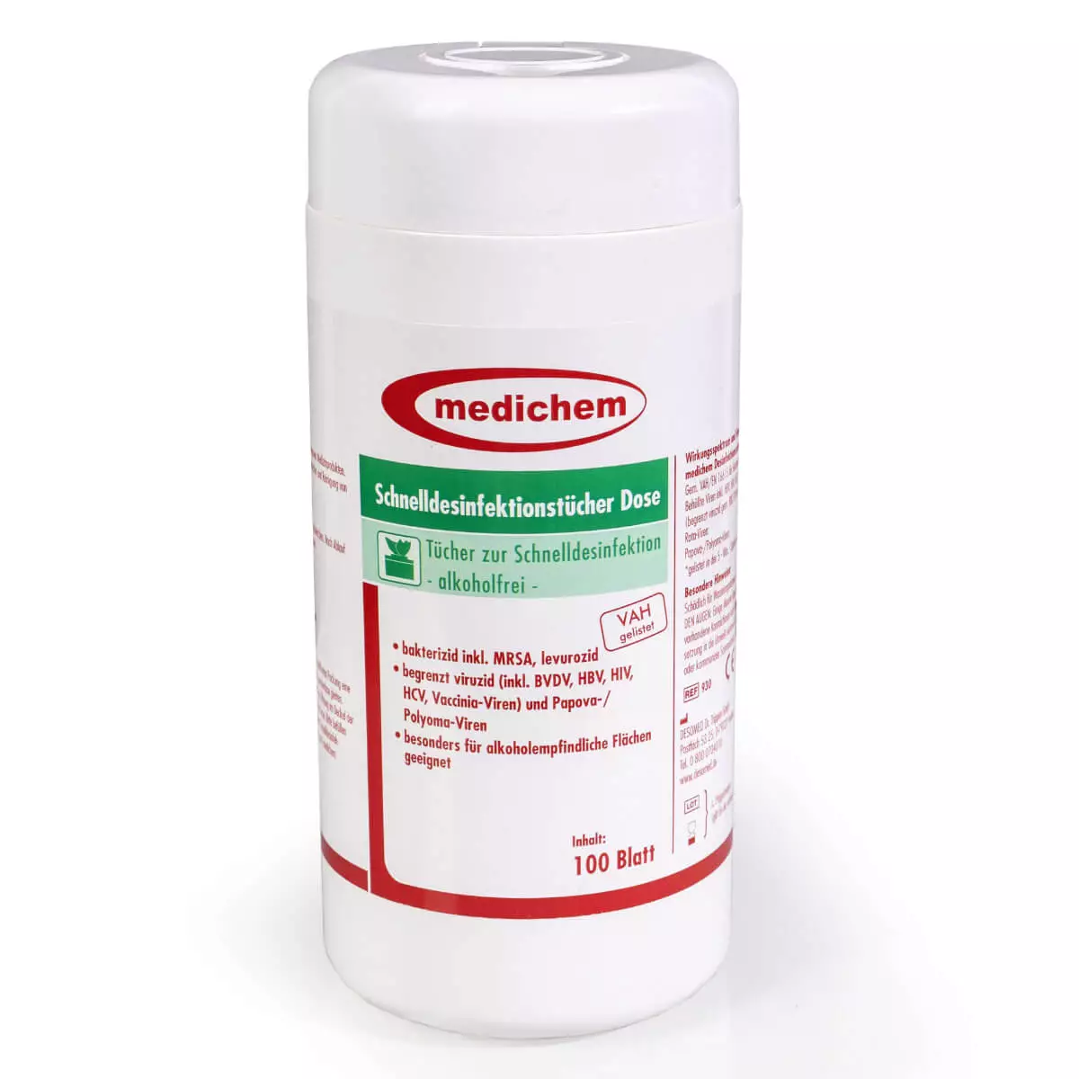  Schnelldesinfektionstücher