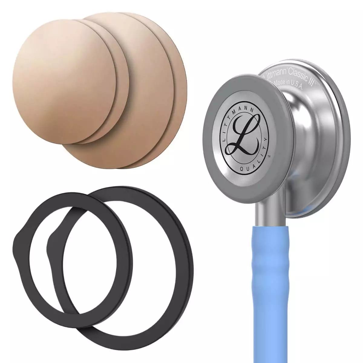 Spar-Bundle: Littmann® Classic III™ Stethoskop + antimikrobielle Kupfermembran "Drums" Spar-Bundle: Littmann® Classic III™ Stethoskop + antimikrobielle Kupfermembran "Drums"