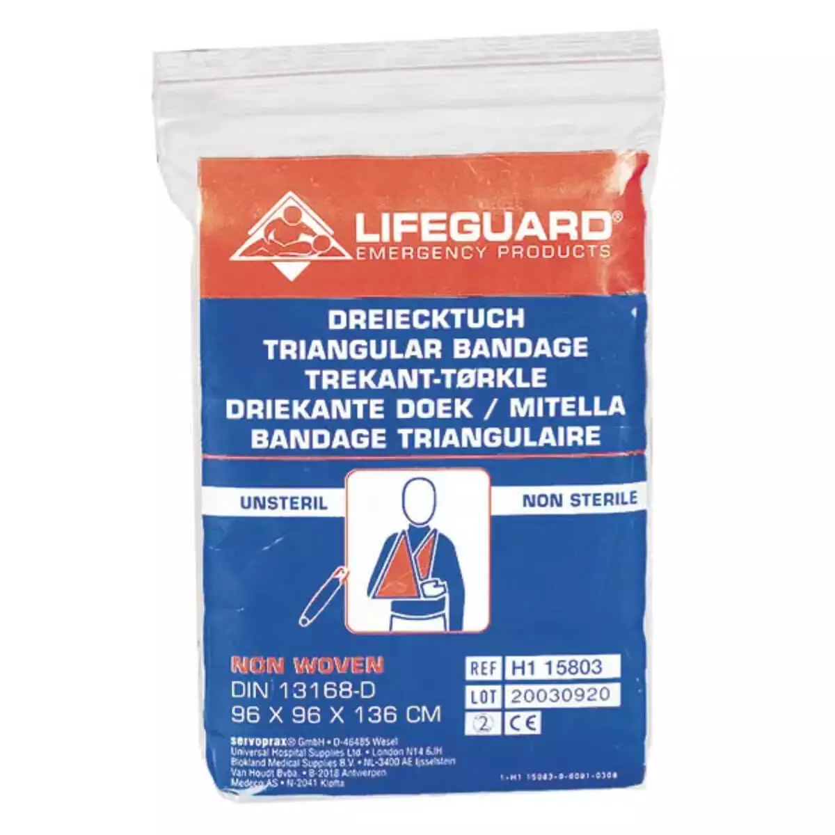  Lifeguard Dreiecktuch Non-Woven