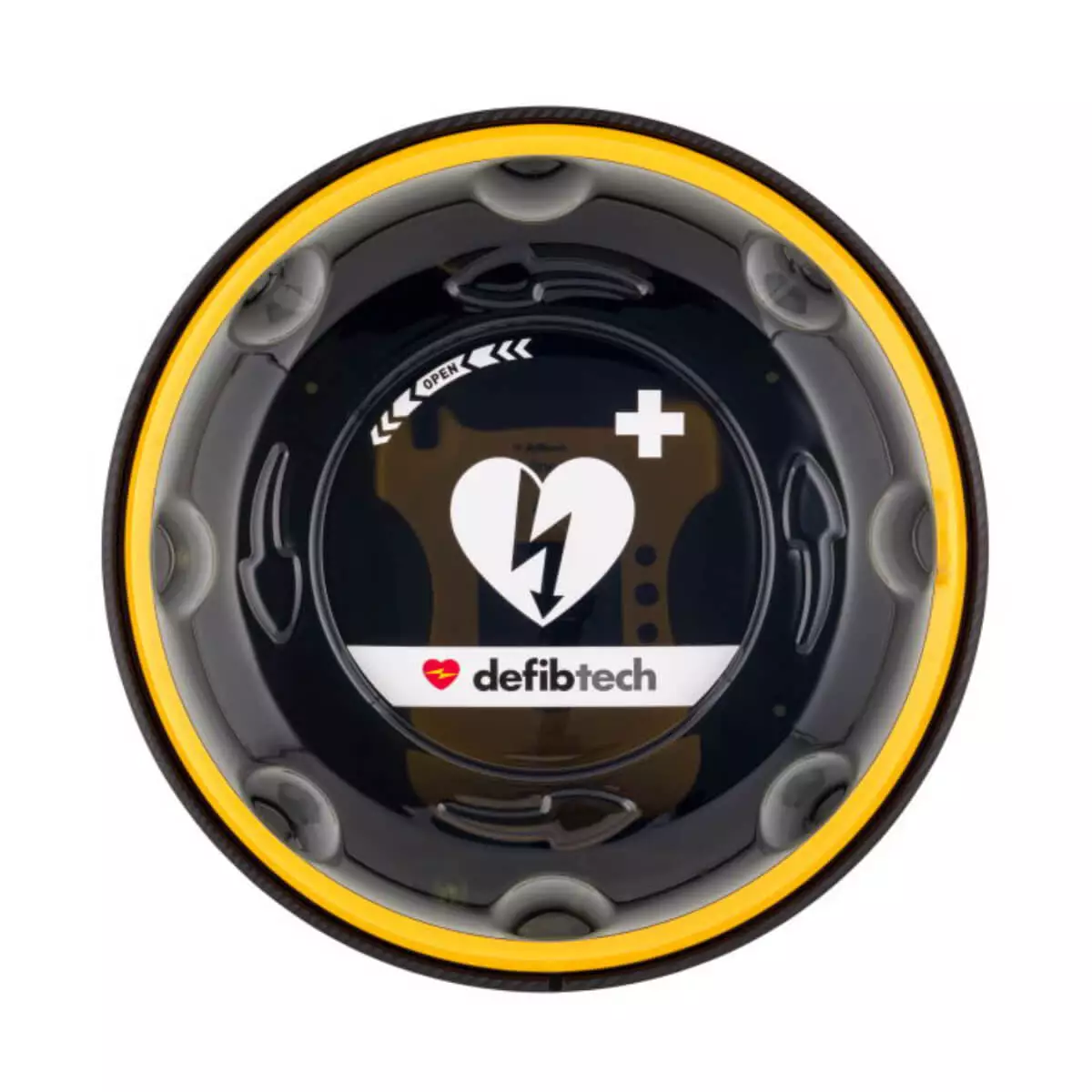  AED runder Schutzschrank mit Alarm