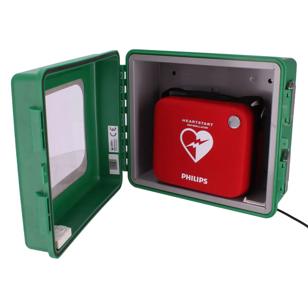  AED-Schrank mit Alarm für den Außenbereich
