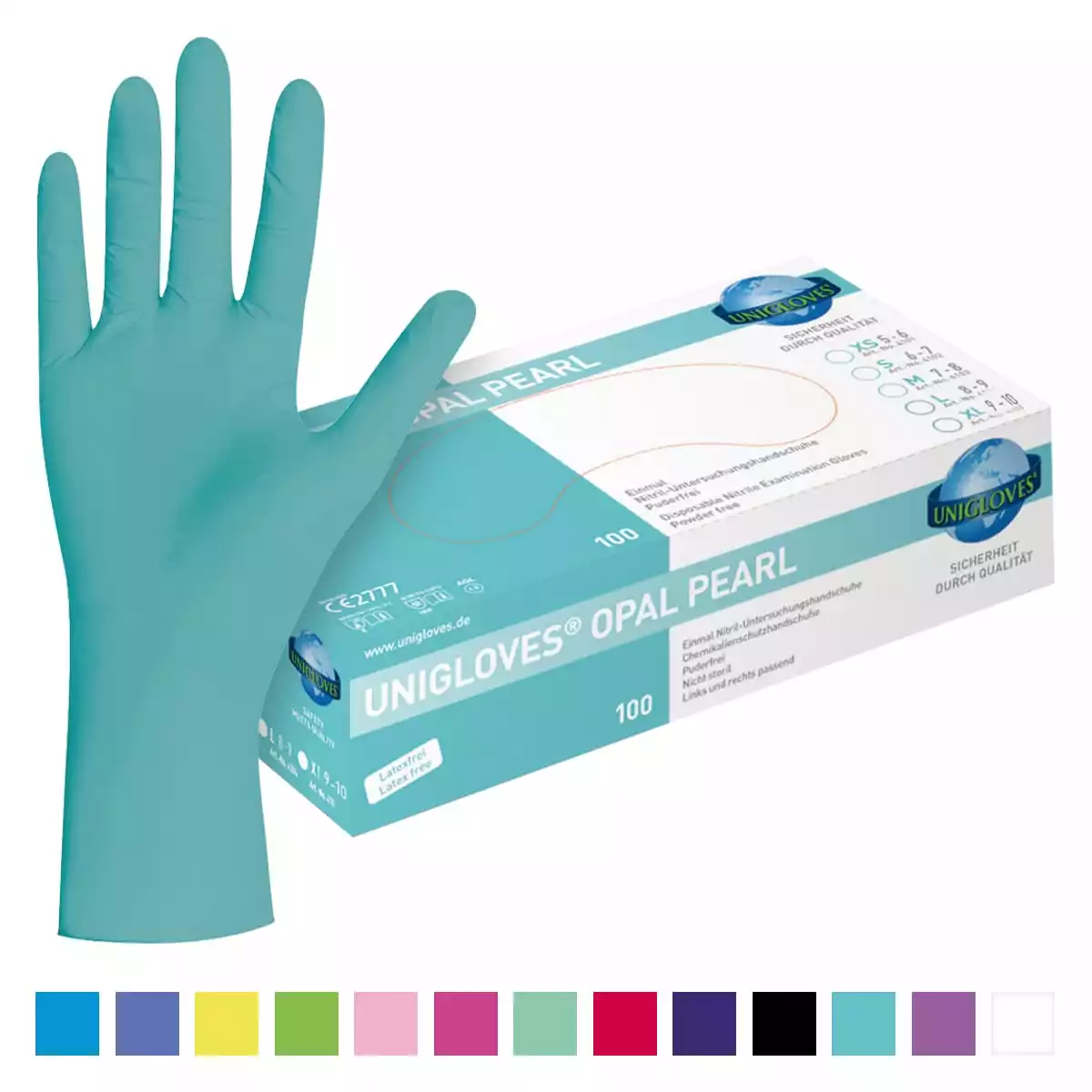  Pearl Puderfreie Nitril Handschuhe