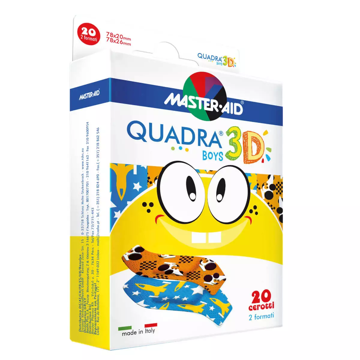  Quadra 3D Kinderpflaster