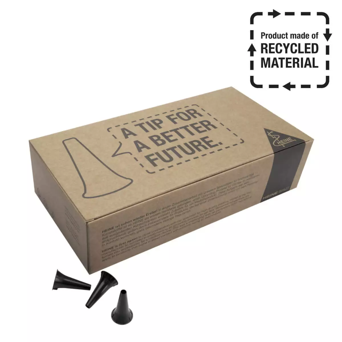  HEINE AllSpec EcoTips Einweg-Ohrtips aus recyceltem Kunststoff