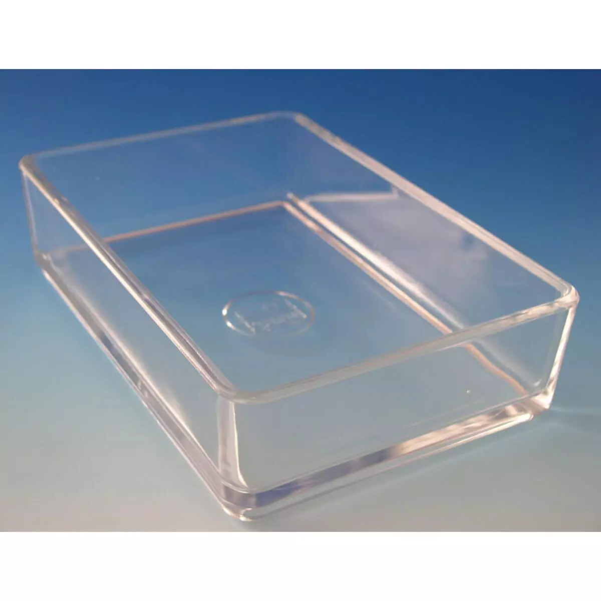  Instrumentenschale Glas mit Metalldeckel