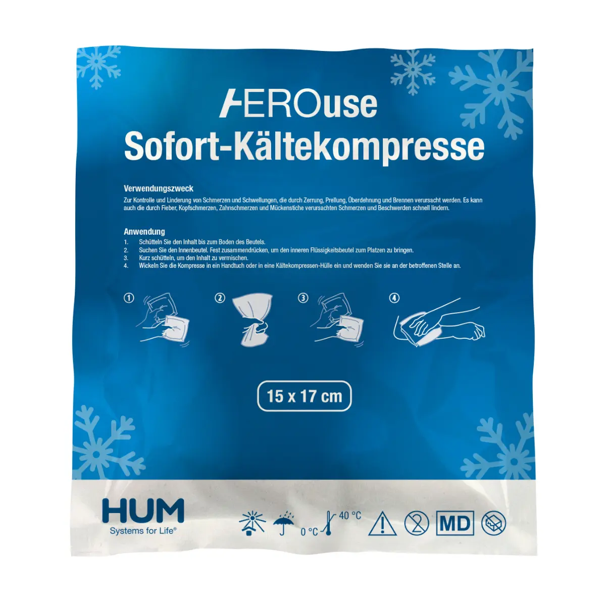  AEROuse Sofort-Kältekompresse